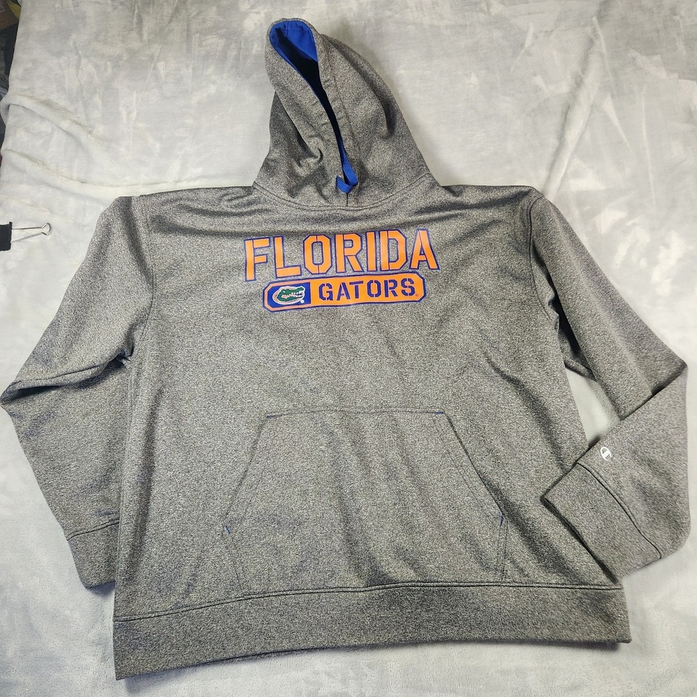 Champion Florida Gators Hoodie Mens Size XL Gray Colligate‎ University Sports